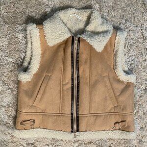 Shearling-style Vest